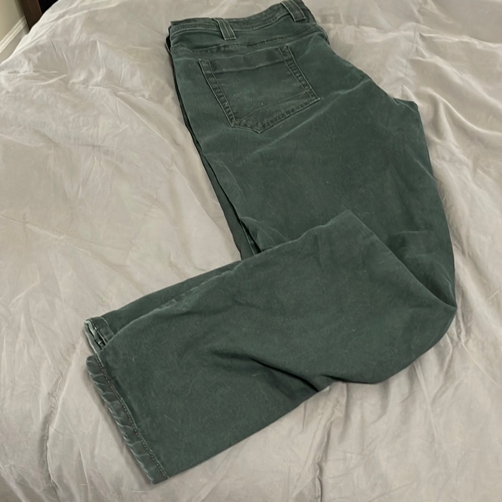 Defender flex straight leg 38x32 Forrest green